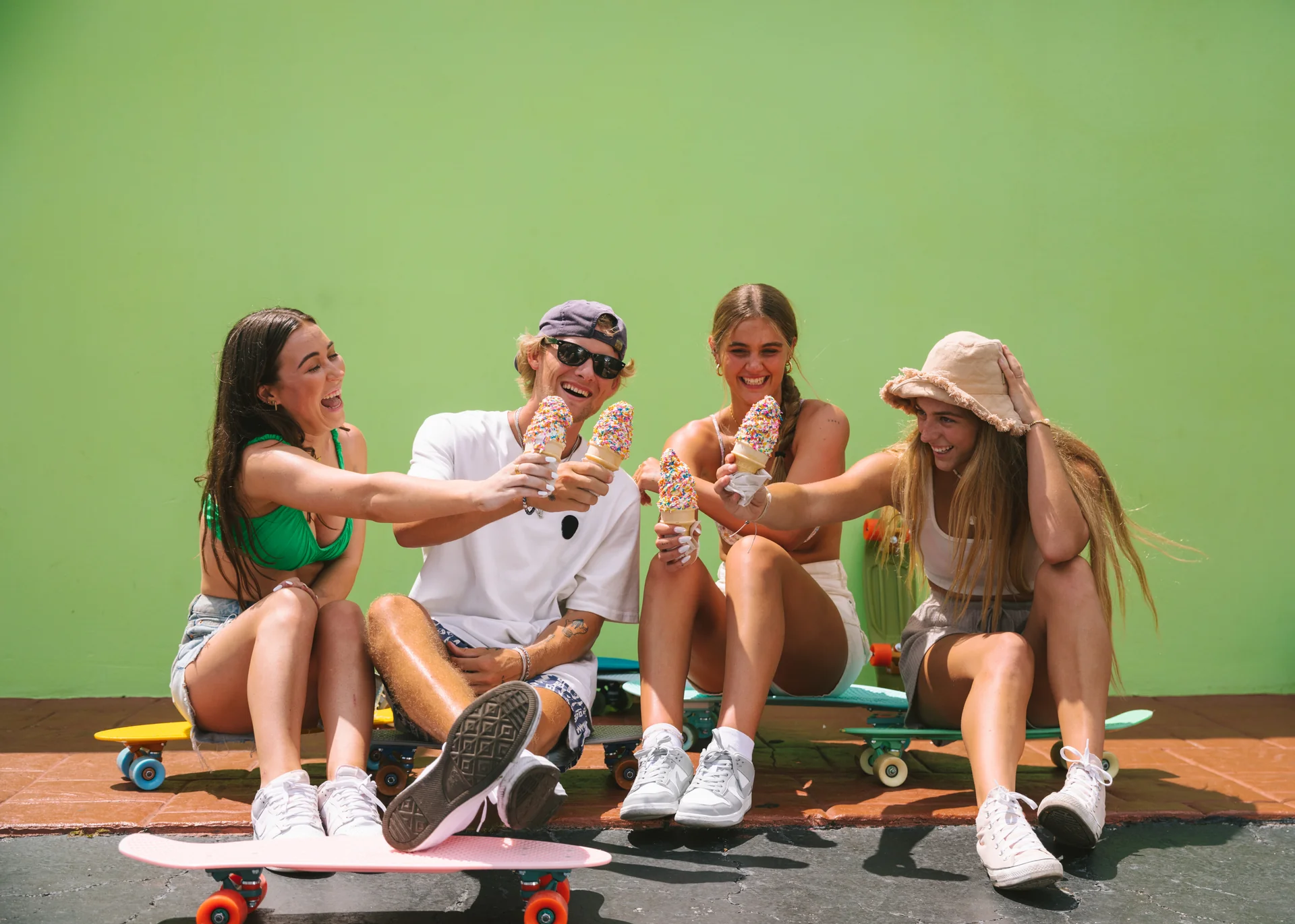 Ride the Original Plastic Skateboard